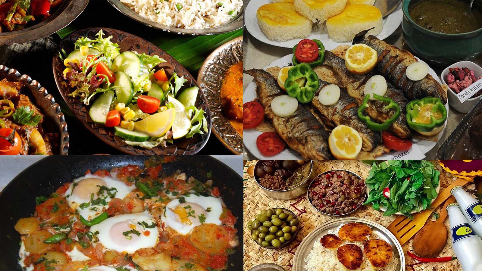 غذاهای محلی مازندران ، ترکیب بی‌نظیر عطر، رنگ و طعم