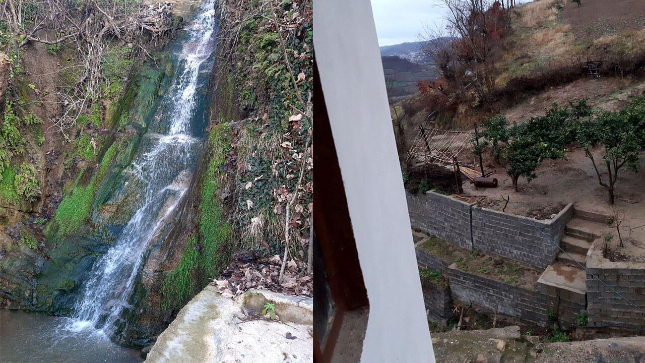 ویلا جنگلی مشرف به آبشار و چشمه طبیعی