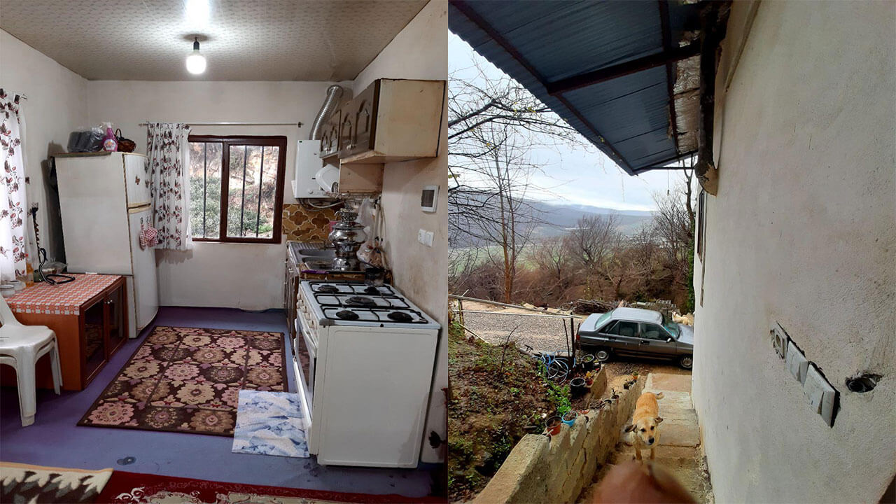 ویلا جنگلی مشرف به آبشار و چشمه طبیعی