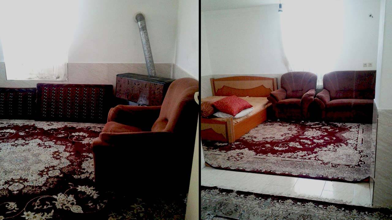 سوییت جنگلی با چشم انداز جنگل